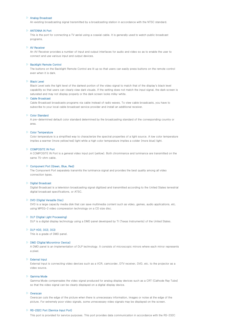 Samsung SPA800BX-XAA User Manual | Page 41 / 42