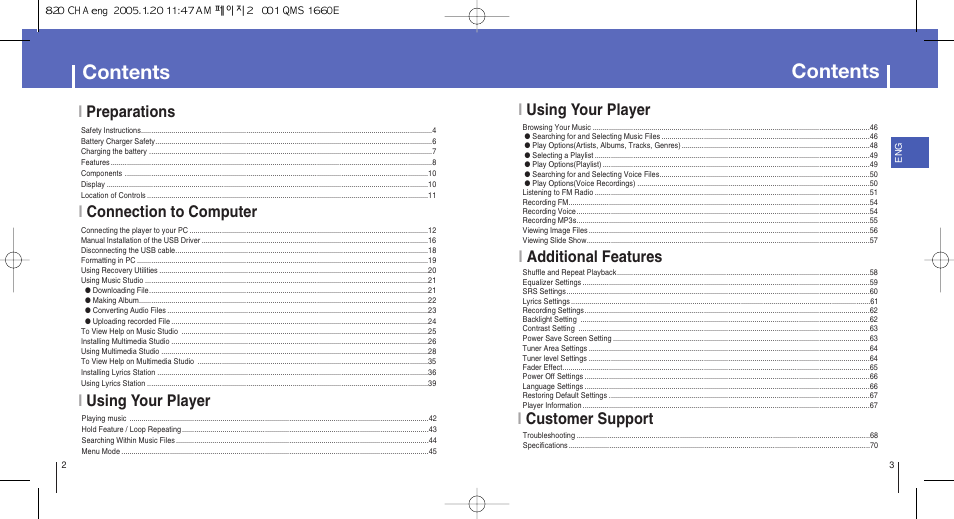 Samsung YH-820MW-XAA User Manual | Page 2 / 36