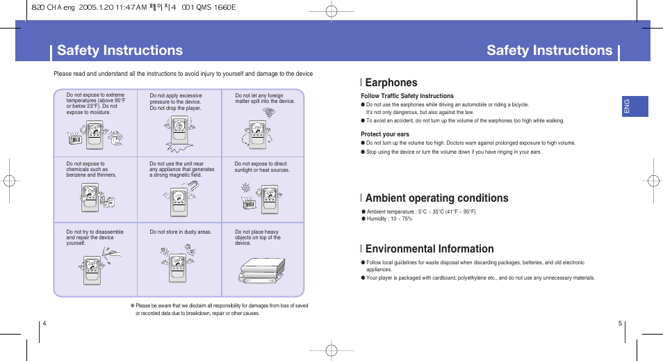 Preparations, Safety instructions | Samsung YH-820MW-XAA User Manual | Page 3 / 36