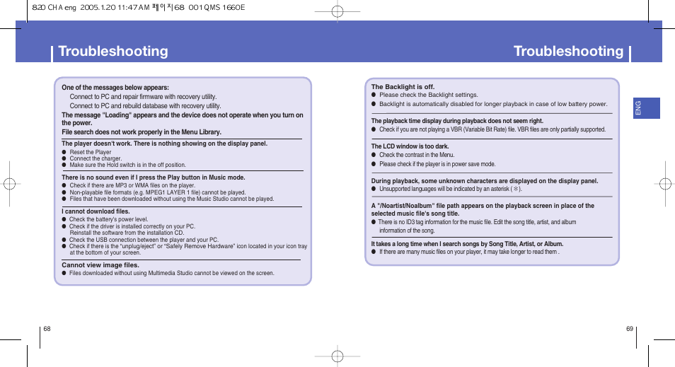 Customer support, Troubleshooting | Samsung YH-820MW-XAA User Manual | Page 35 / 36