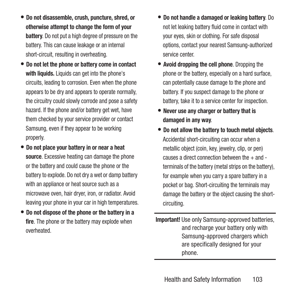 Samsung SGH-A157ZKAATT User Manual | Page 107 / 136