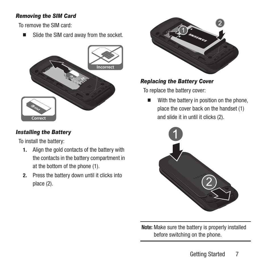Samsung SGH-A157ZKAATT User Manual | Page 11 / 136