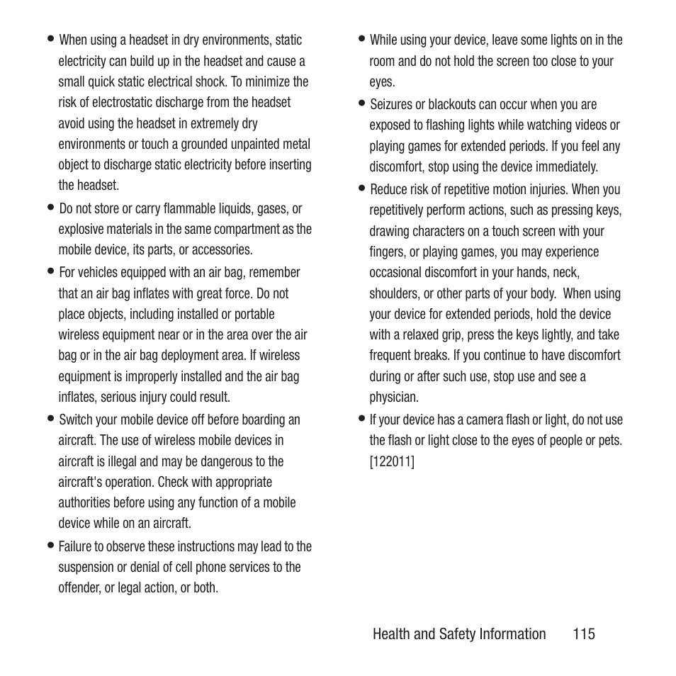 Samsung SGH-A157ZKAATT User Manual | Page 119 / 136