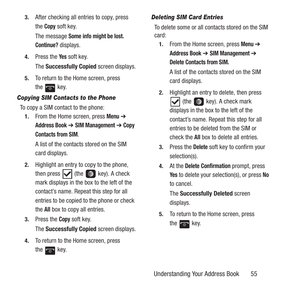 Samsung SGH-A157ZKAATT User Manual | Page 59 / 136
