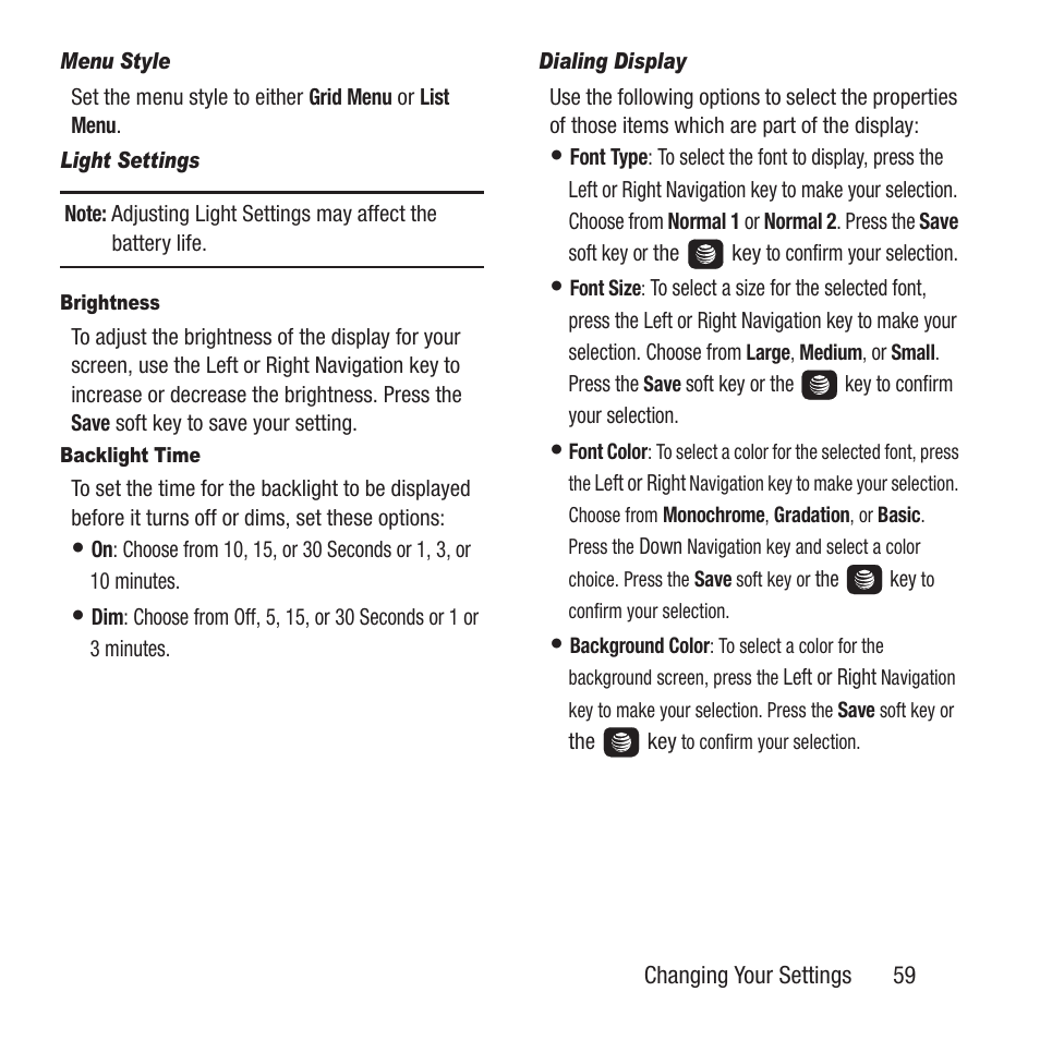 Samsung SGH-A157ZKAATT User Manual | Page 63 / 136