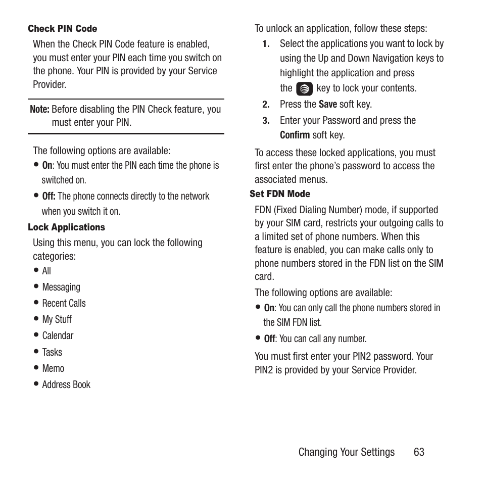 Samsung SGH-A157ZKAATT User Manual | Page 67 / 136