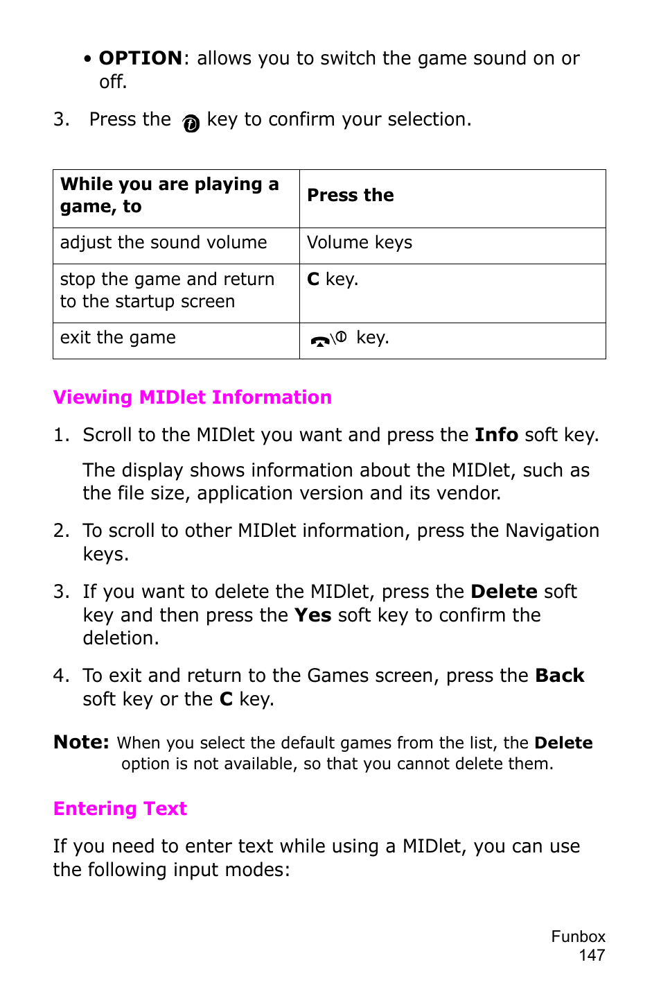 Samsung SGH-D415MSATMB User Manual | Page 150 / 200
