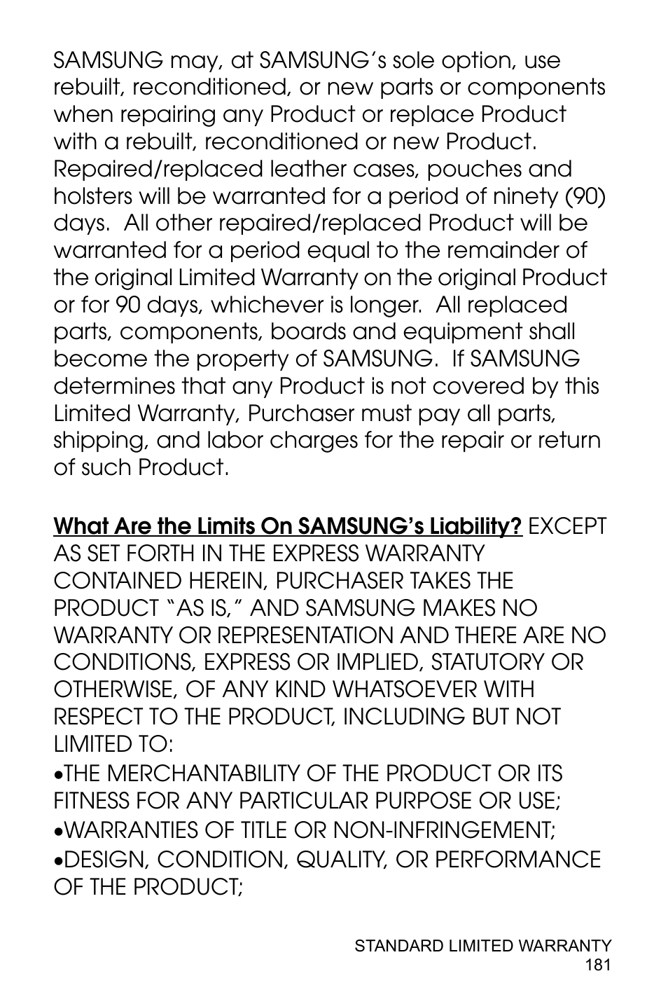 Samsung SGH-D415MSATMB User Manual | Page 184 / 200