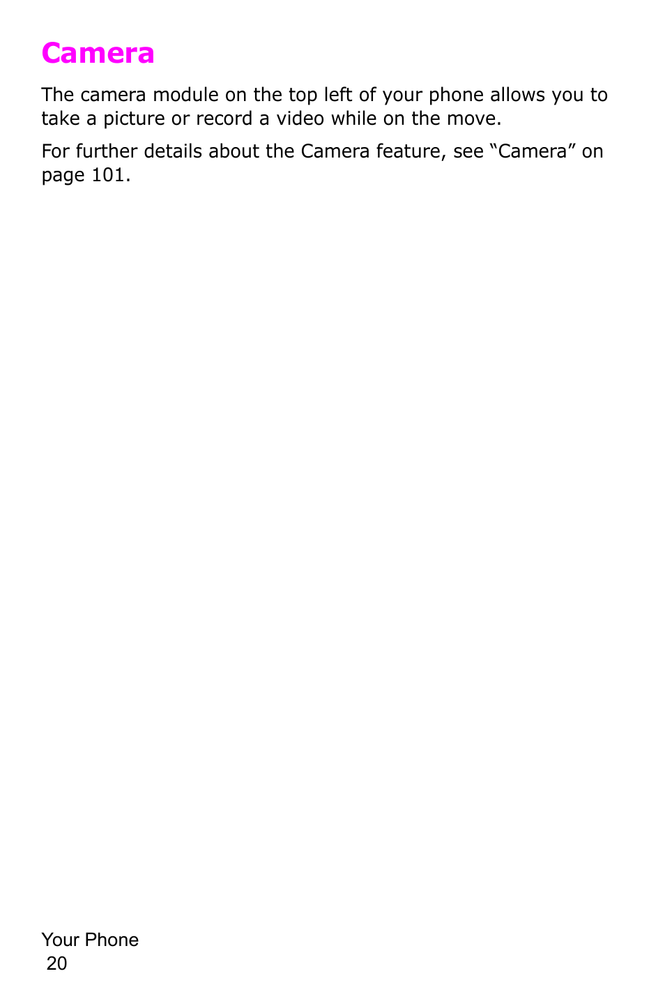 Camera | Samsung SGH-D415MSATMB User Manual | Page 23 / 200