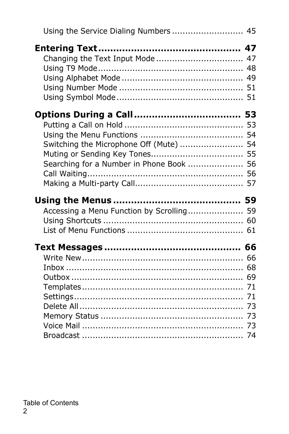 Samsung SGH-D415MSATMB User Manual | Page 5 / 200