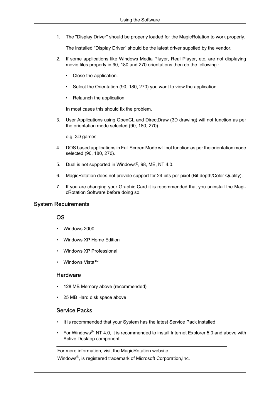 System requirements | Samsung LS24KIQKFV-XAA User Manual | Page 49 / 96
