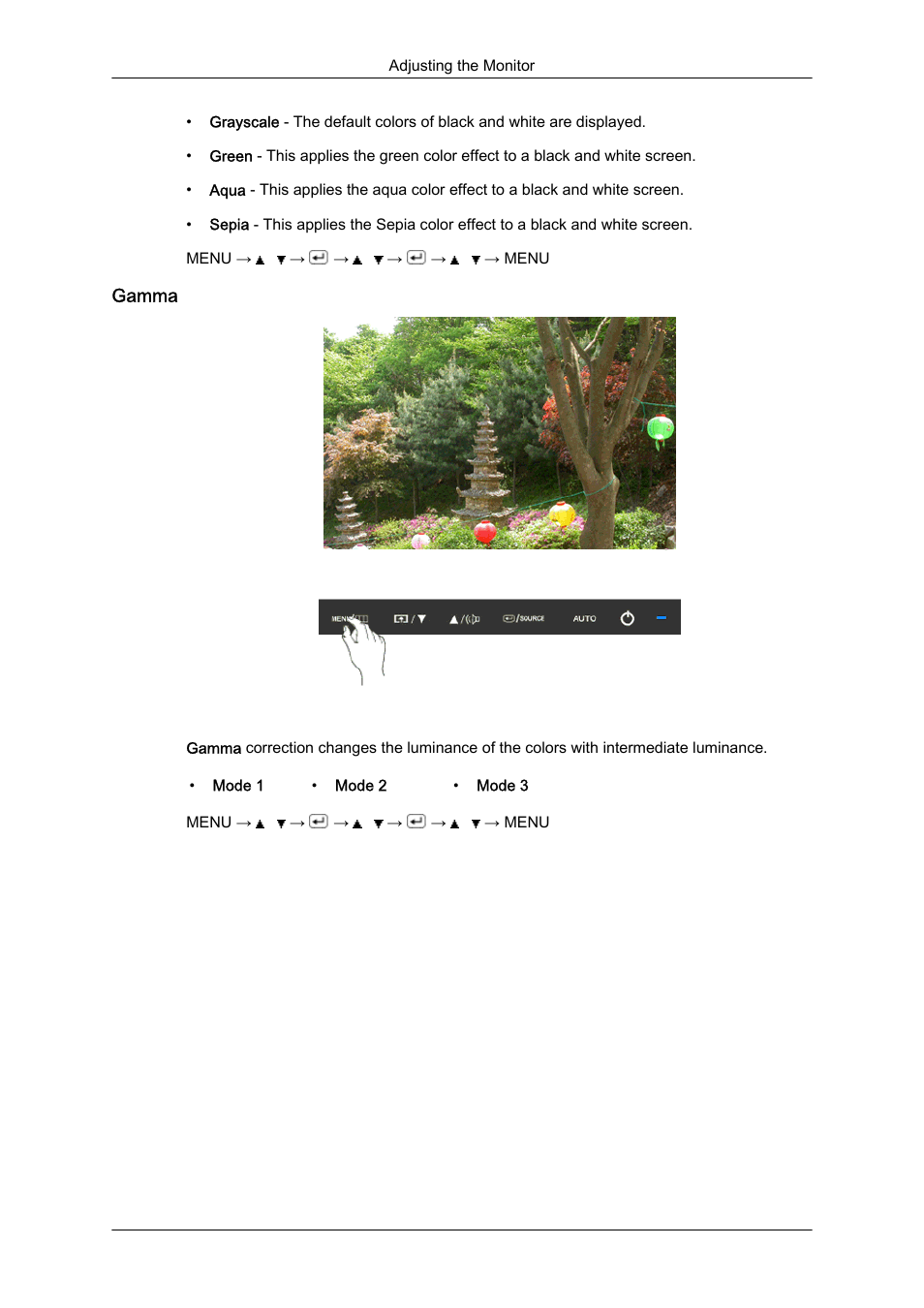 Gamma | Samsung LS24KIQKFV-XAA User Manual | Page 62 / 96