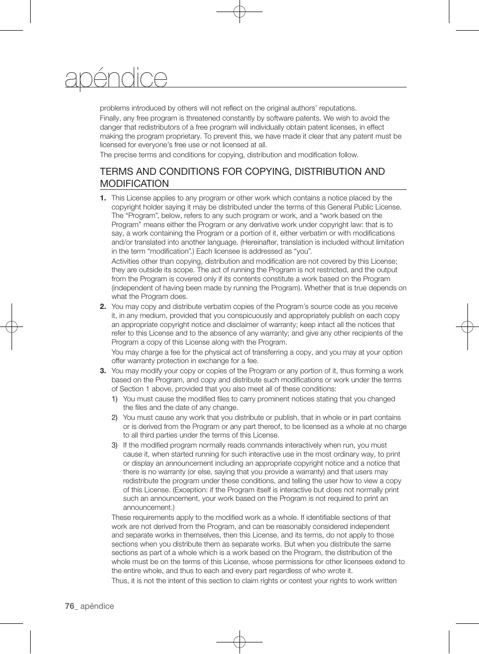 Apéndice | Samsung WF455ARGSGR-AA User Manual | Page 260 / 276