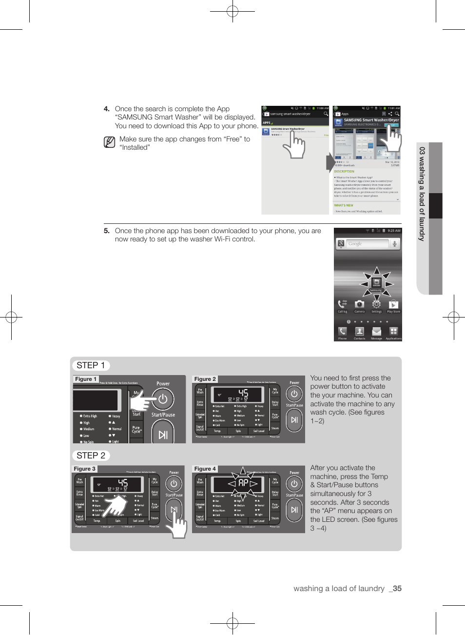 Samsung WF455ARGSGR-AA User Manual | Page 35 / 276