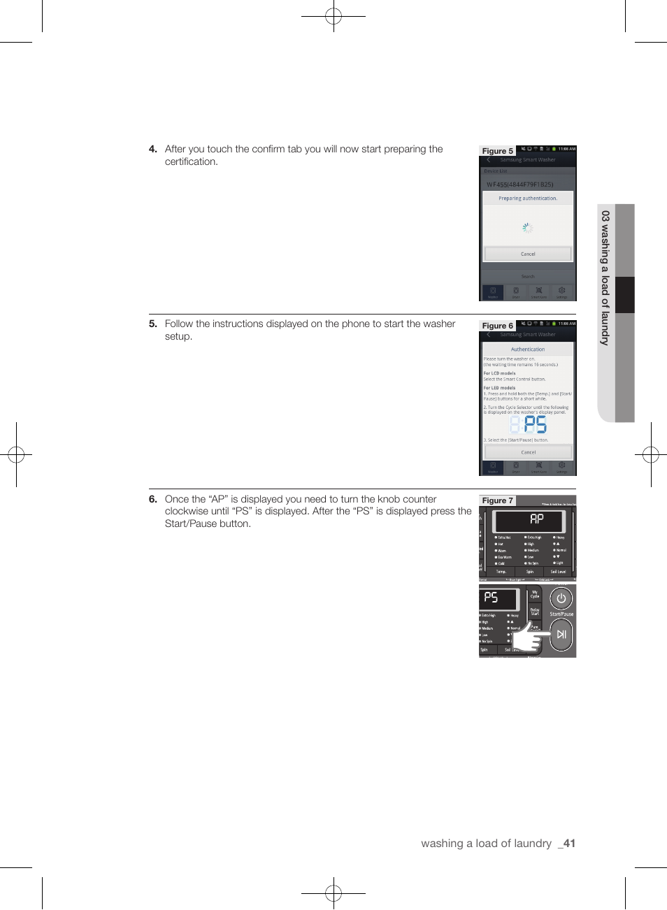 Samsung WF455ARGSGR-AA User Manual | Page 41 / 276