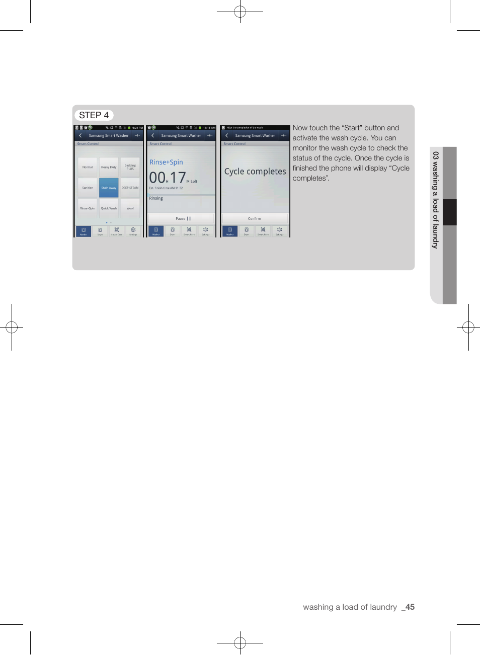 Samsung WF455ARGSGR-AA User Manual | Page 45 / 276