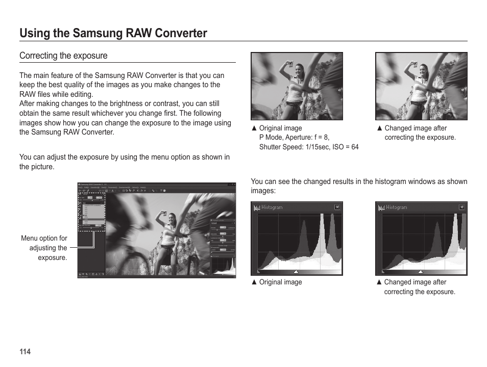 Using the samsung raw converter | Samsung EC-HZ25WZBPBUS User Manual | Page 115 / 122