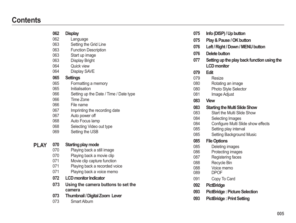 Samsung EC-HZ25WZBPBUS User Manual | Page 6 / 122