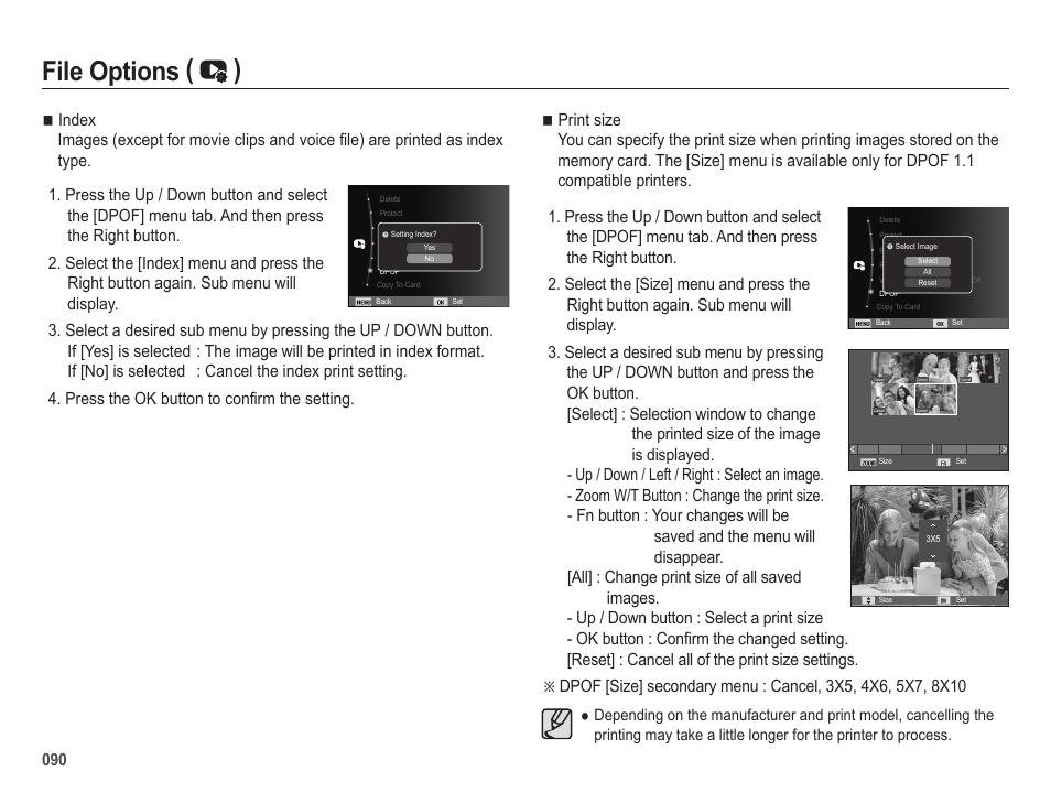 File options ( ) | Samsung EC-HZ25WZBPBUS User Manual | Page 91 / 122