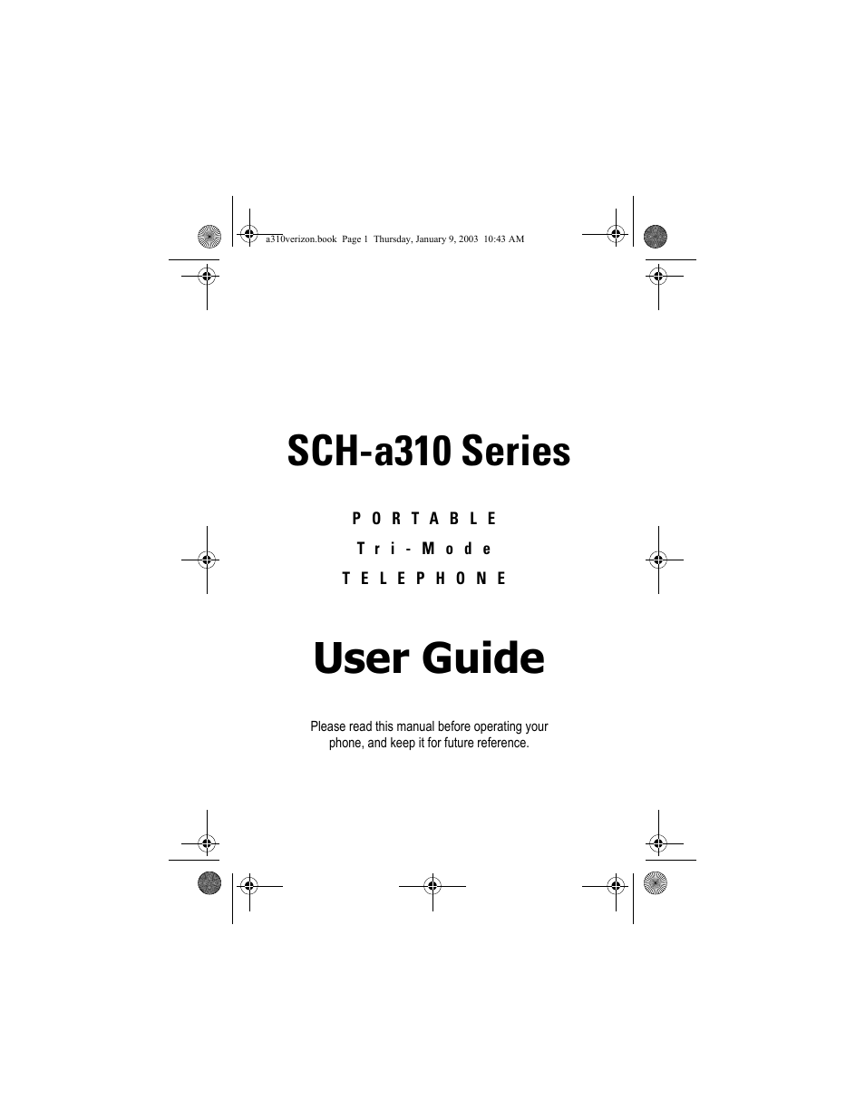 Samsung SCH-A310SV-XAR User Manual | 146 pages