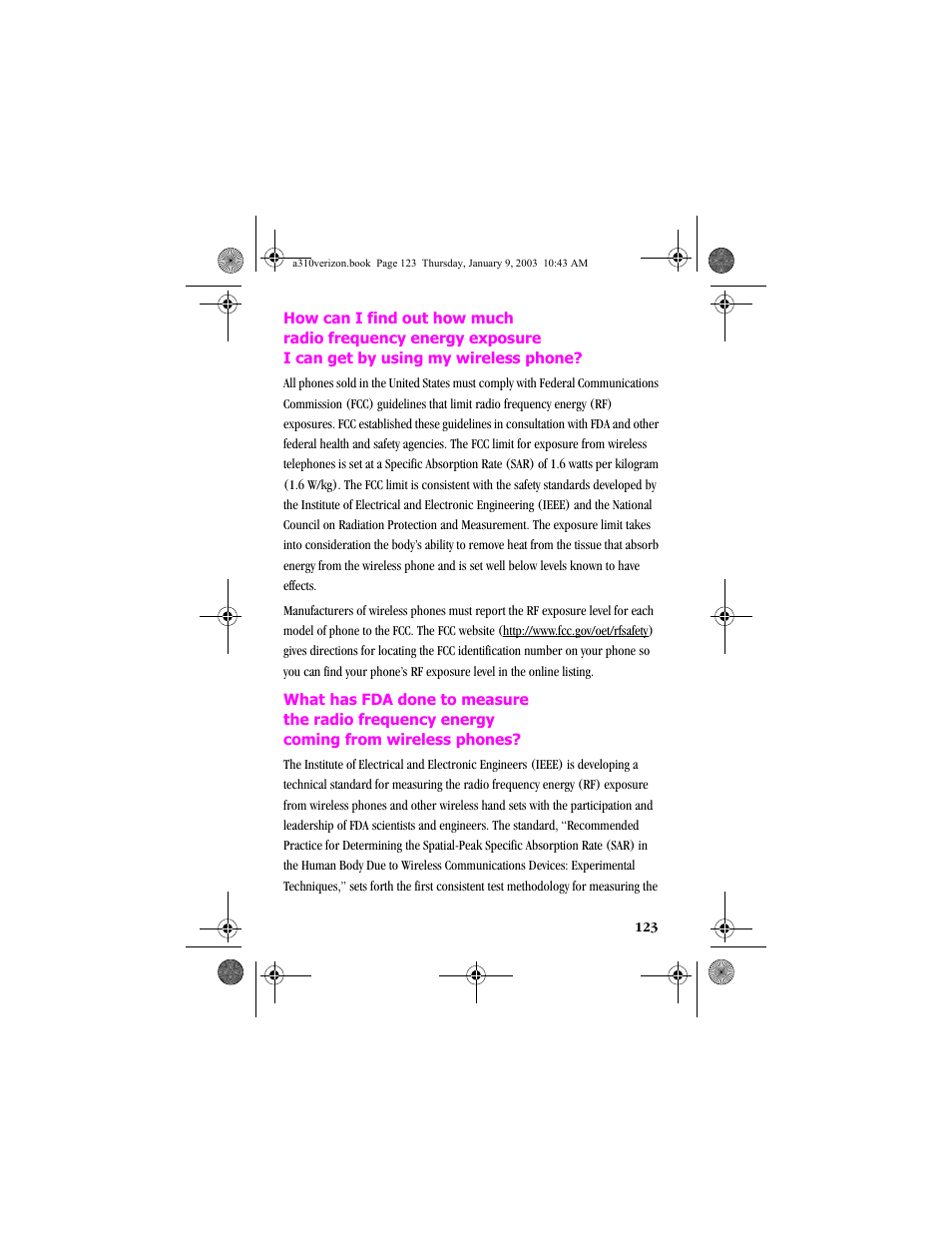 Samsung SCH-A310SV-XAR User Manual | Page 123 / 146