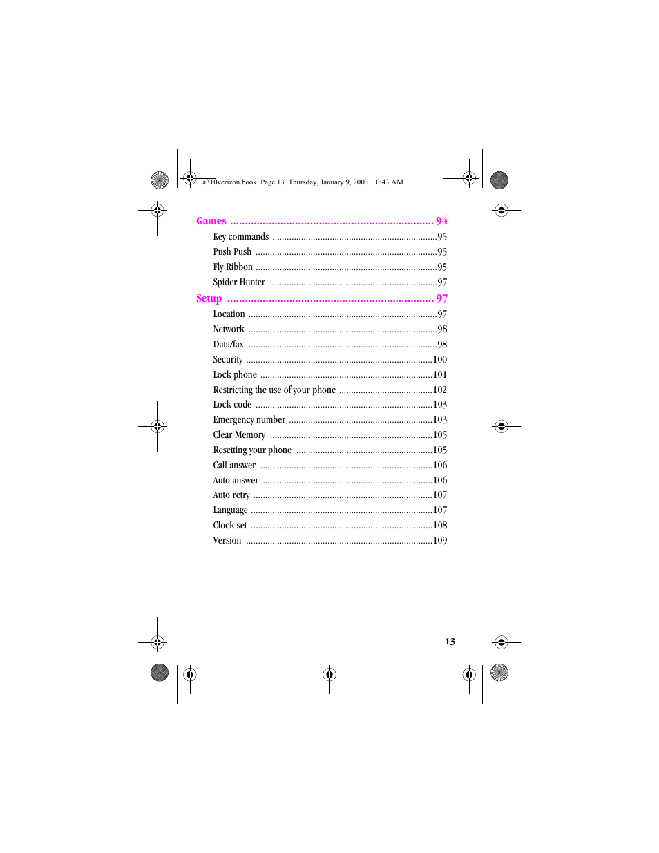 Samsung SCH-A310SV-XAR User Manual | Page 13 / 146