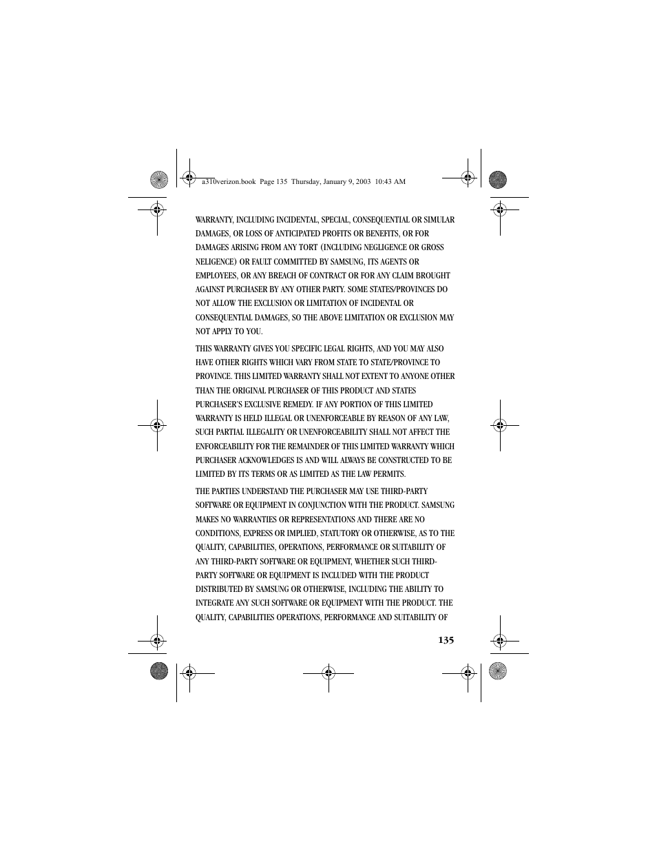 Samsung SCH-A310SV-XAR User Manual | Page 135 / 146