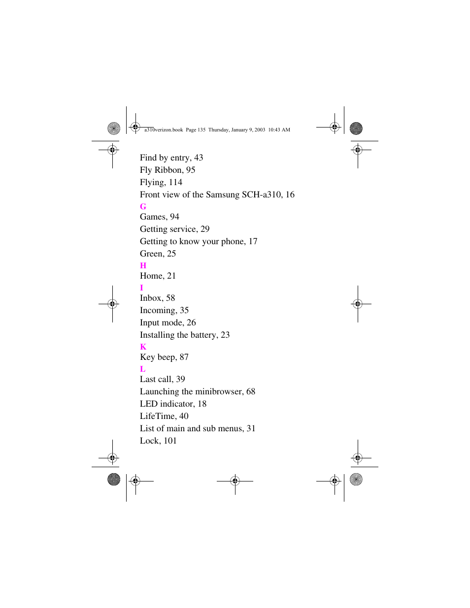Samsung SCH-A310SV-XAR User Manual | Page 141 / 146
