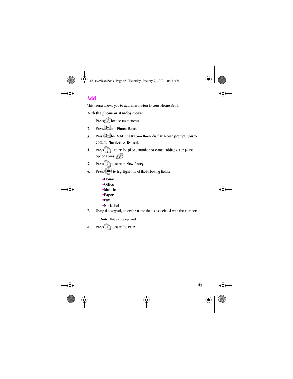 Samsung SCH-A310SV-XAR User Manual | Page 45 / 146