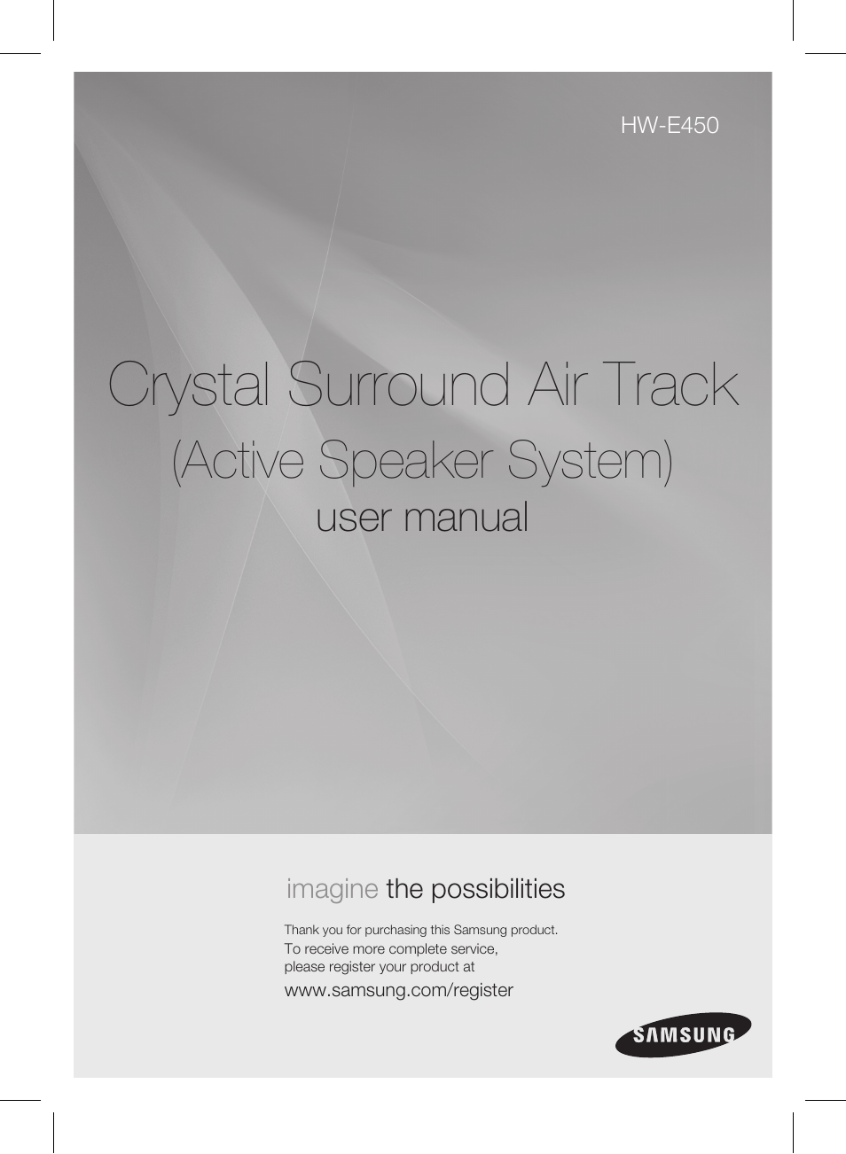 Samsung HW-E450-ZA User Manual | 26 pages