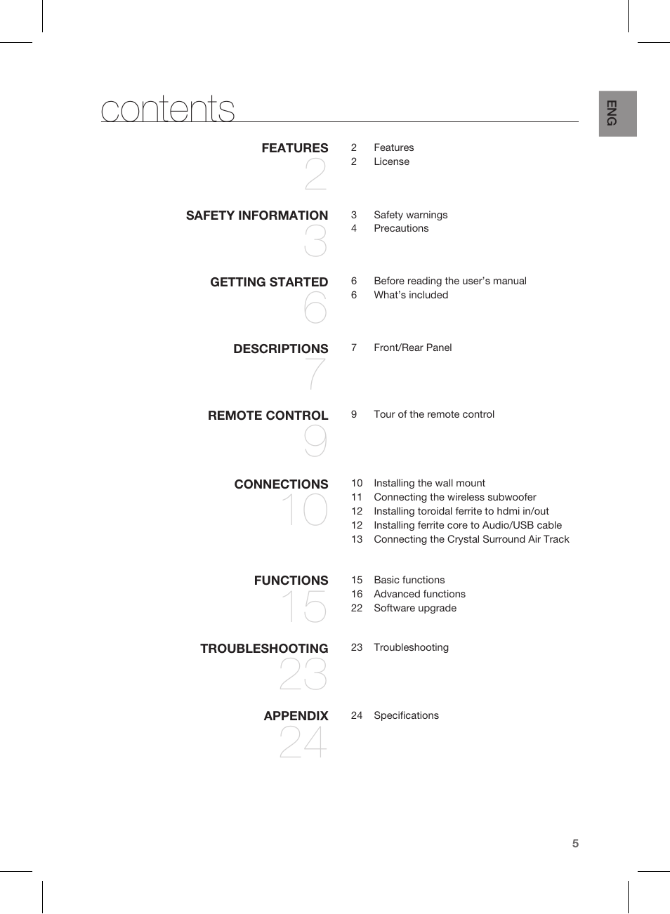 Samsung HW-E450-ZA User Manual | Page 5 / 26