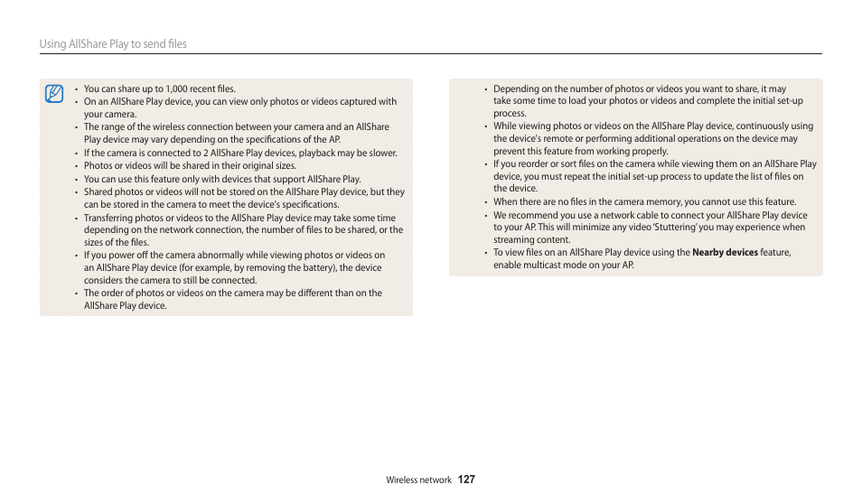 Using allshare play to send files | Samsung EC-WB200FBPWUS User Manual | Page 128 / 164