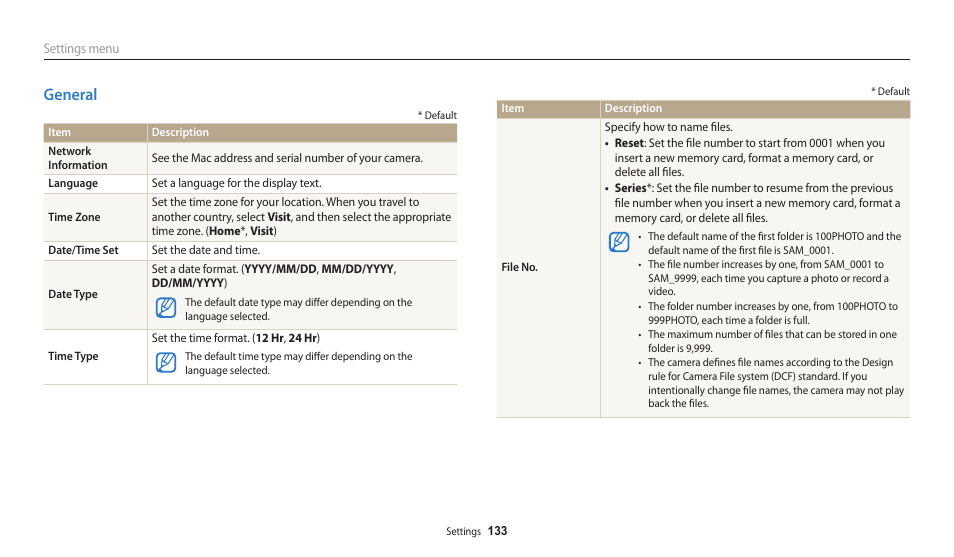 General | Samsung EC-WB200FBPWUS User Manual | Page 134 / 164