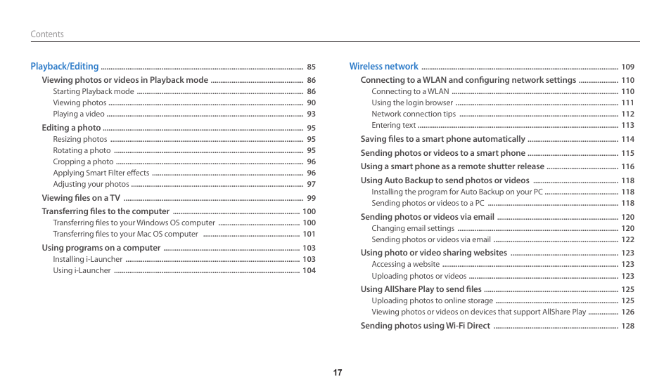 Samsung EC-WB200FBPWUS User Manual | Page 18 / 164
