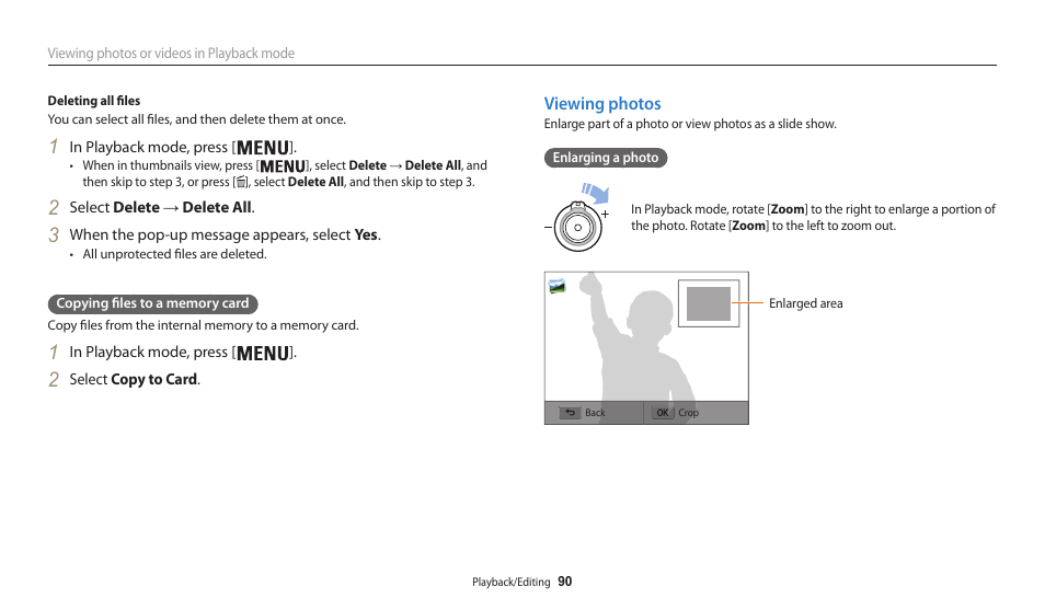 Viewing photos | Samsung EC-WB200FBPWUS User Manual | Page 91 / 164