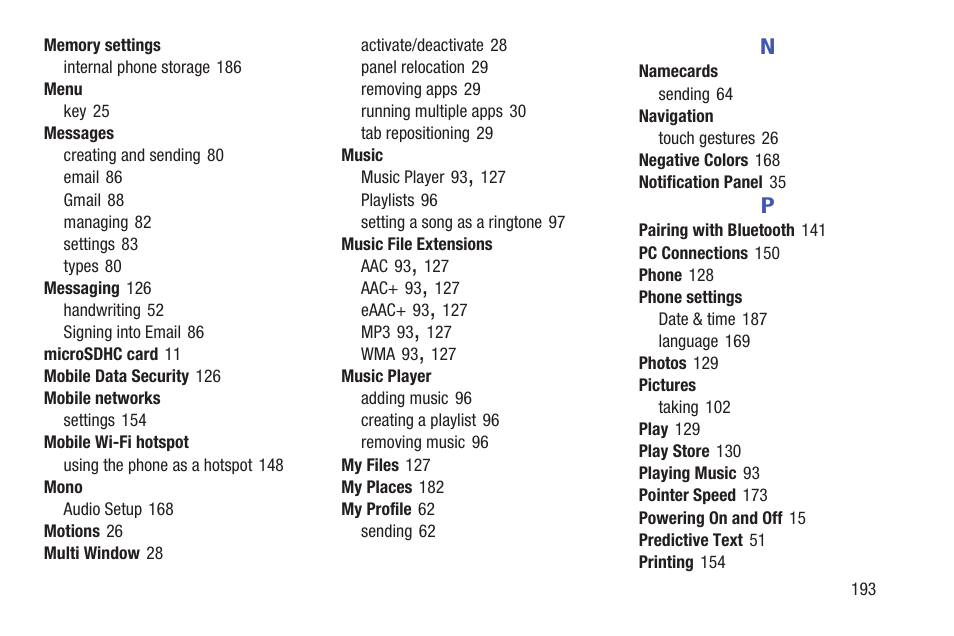 Samsung SCH-R530MBBUSC User Manual | Page 199 / 201