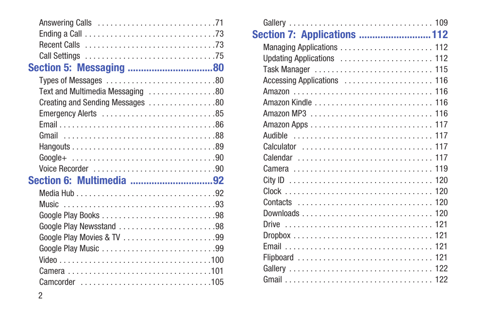 Samsung SCH-R530MBBUSC User Manual | Page 8 / 201