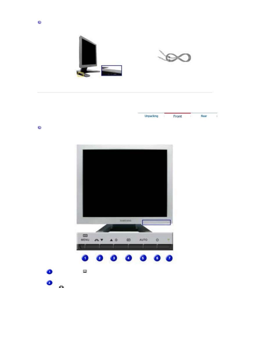 Front | Samsung RL19PSUSQ User Manual | Page 10 / 102