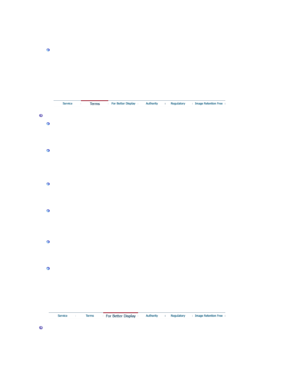 Terms, For better display | Samsung RL19PSUSQ User Manual | Page 92 / 102