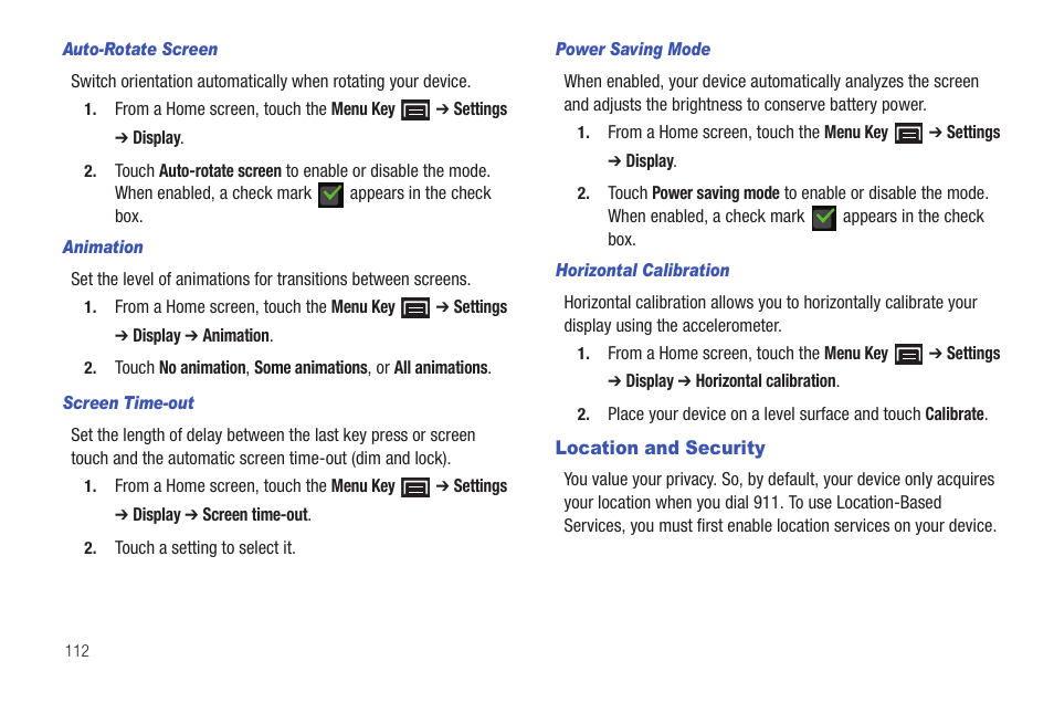 Location and security | Samsung YP-G1CWY-XAA User Manual | Page 116 / 176