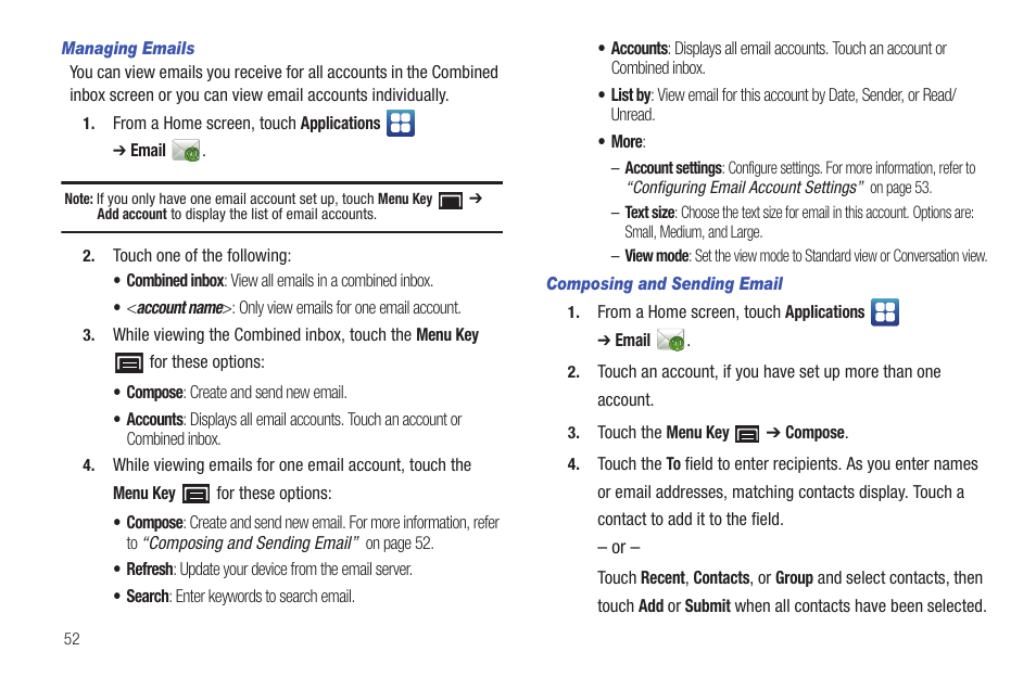 Samsung YP-G1CWY-XAA User Manual | Page 56 / 176