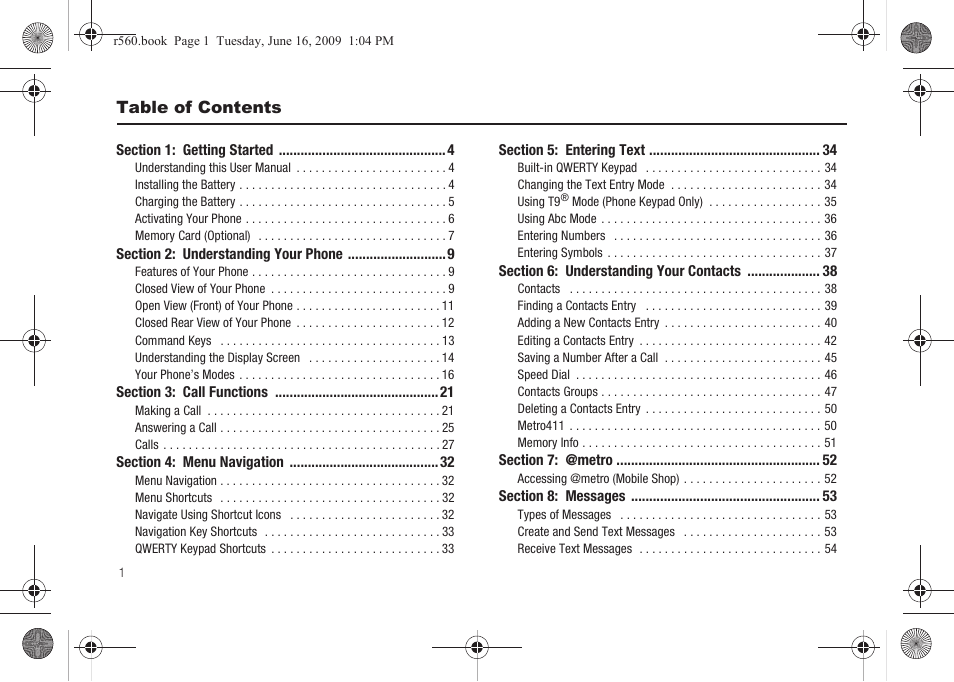 Samsung SCH-R560DAAMTR User Manual | Page 4 / 167