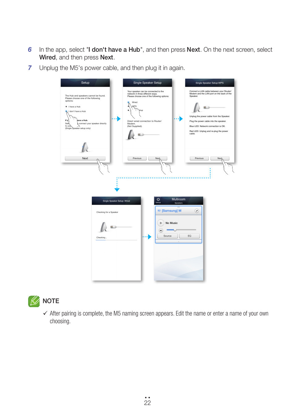 Samsung WAM551-ZA User Manual | Page 22 / 79