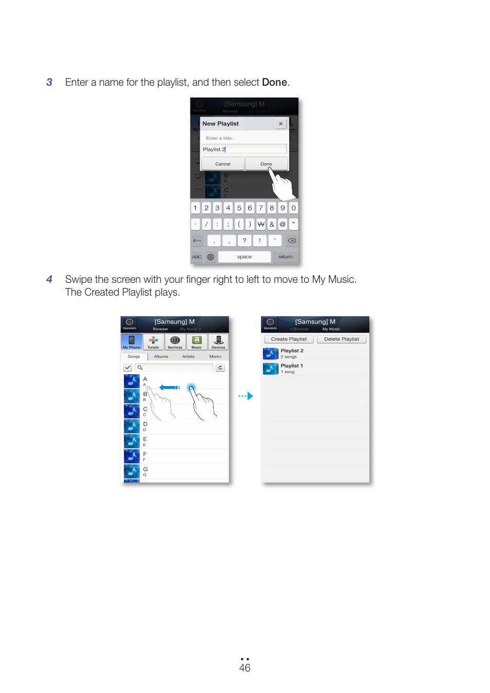 Samsung WAM551-ZA User Manual | Page 46 / 79
