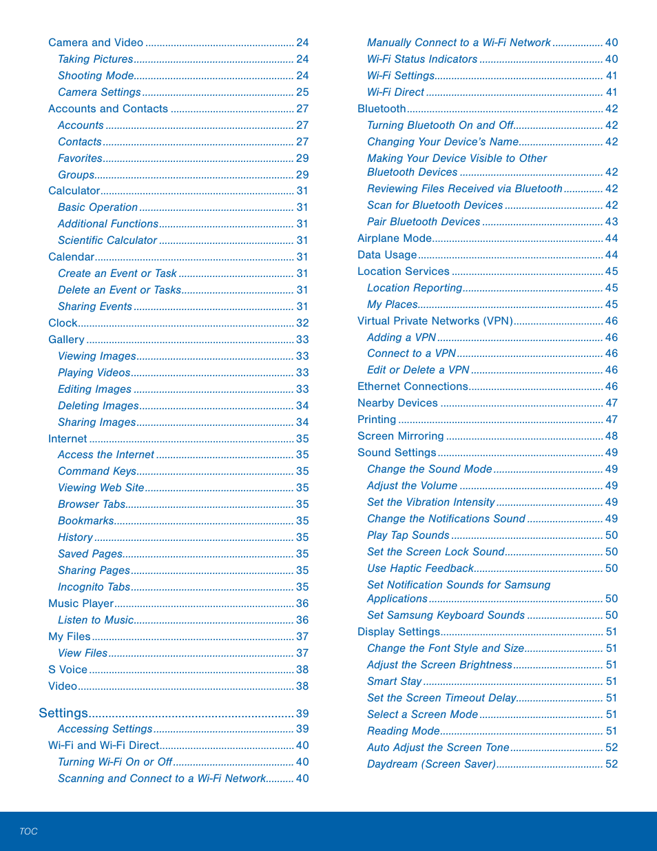 Samsung SM-T700NZWAXAR User Manual | Page 6 / 82