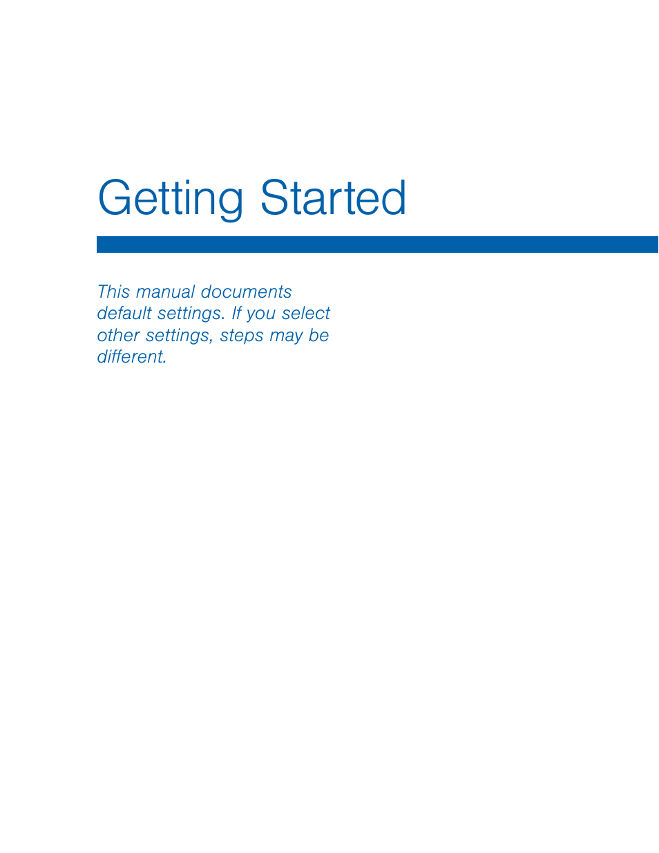 Getting started | Samsung SM-T700NZWAXAR User Manual | Page 8 / 82