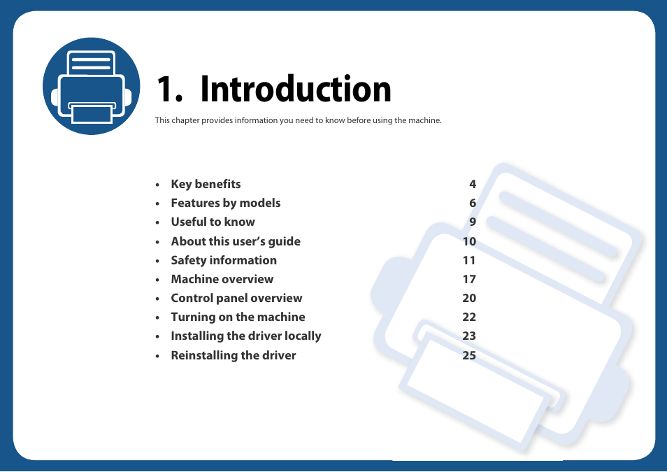 Introduction | Samsung CLP-365W-XAC User Manual | Page 3 / 224