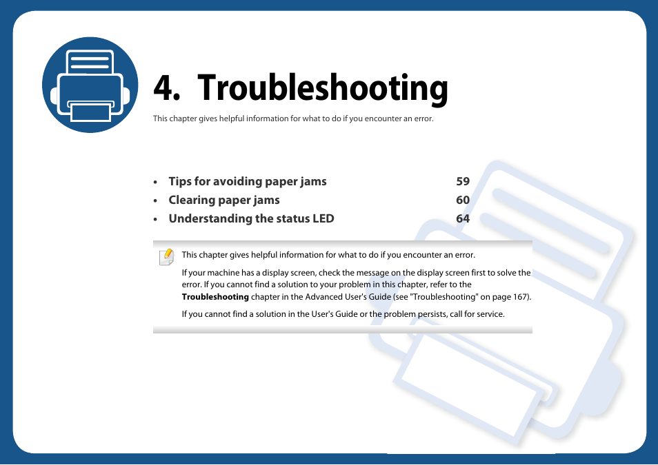 Troubleshooting | Samsung CLP-365W-XAC User Manual | Page 58 / 224