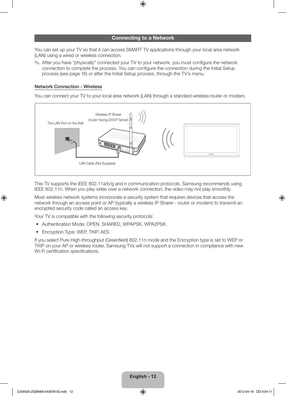 Samsung UN46ES6500GXZE User Manual | Page 12 / 69