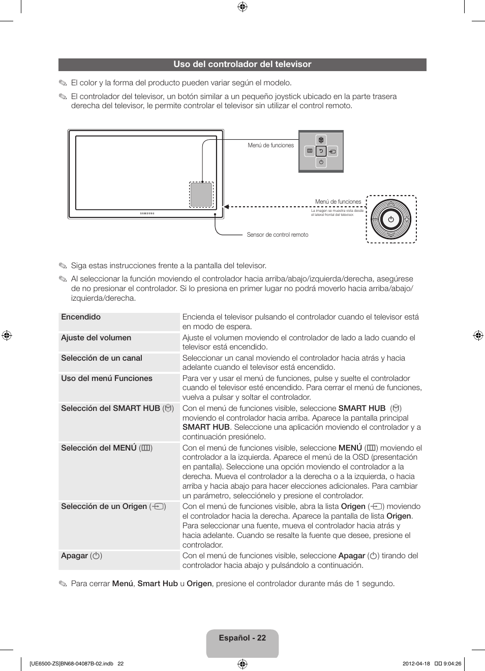 Samsung UN46ES6500GXZE User Manual | Page 56 / 69